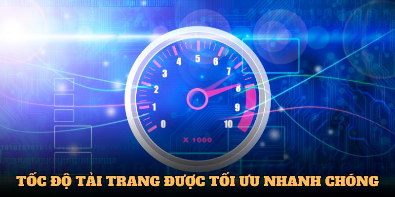 Tốc độ tải trang được nhà cái U888 tối ưu nhanh chóng